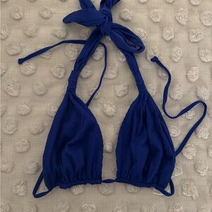 Monday Swimwear Blue Tulum Bikini Top